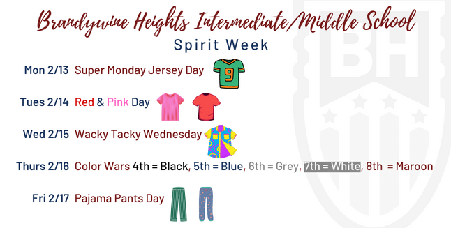BHIS/MS Spirit Week