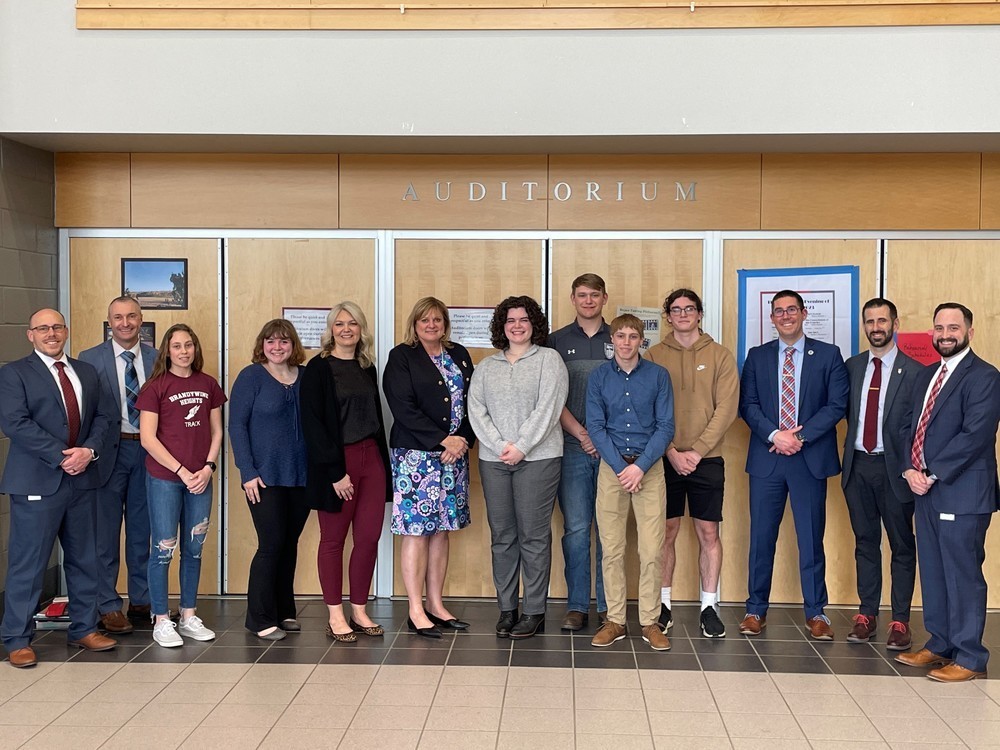 SENATOR PENNYCUICK VISITS BHASD Brandywine Heights High School