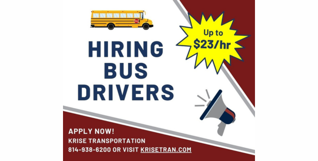 Hiring Bus Drivers! 