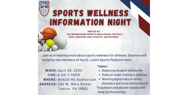 Sports Wellness Information Night
