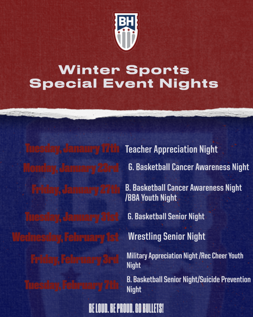 BHASD Winter Sports Special Events